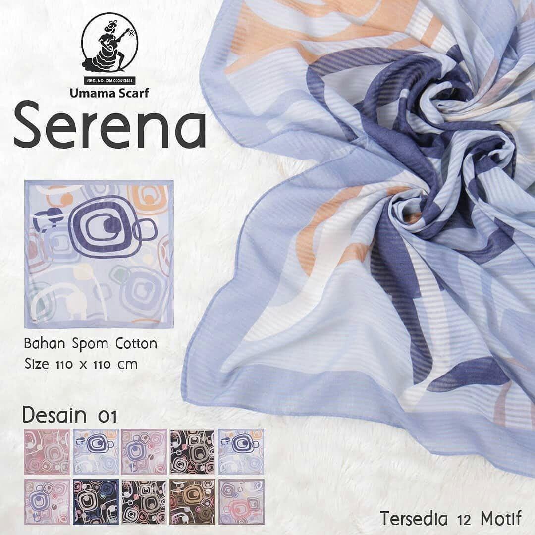 umama hijab scraf serene motif umama segi empat motif jilbab motif