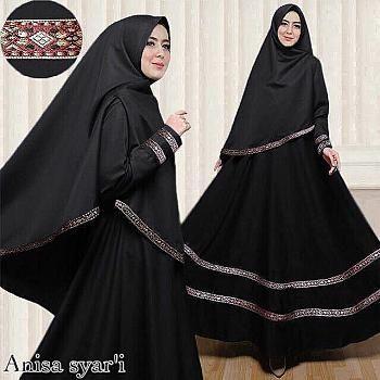 GAMIS MUSLIMAH ANISA syar'I (PUSAT GROSIR)TERMURAH!!!