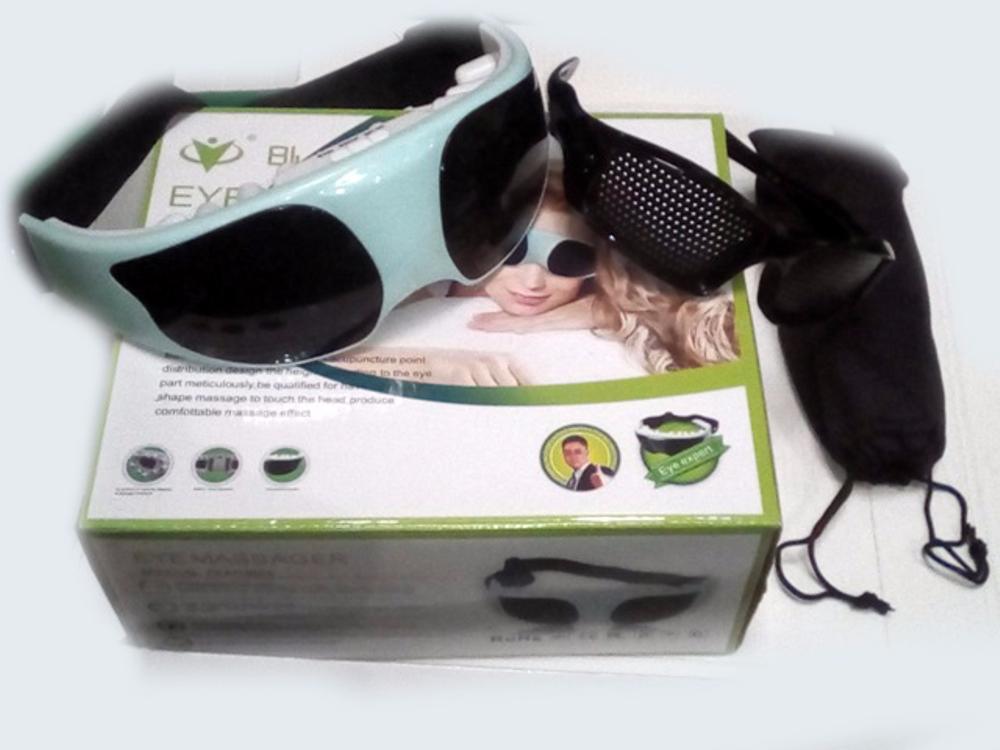 Paket Kacamata Terapi Vision Pinhole & Eye Massager