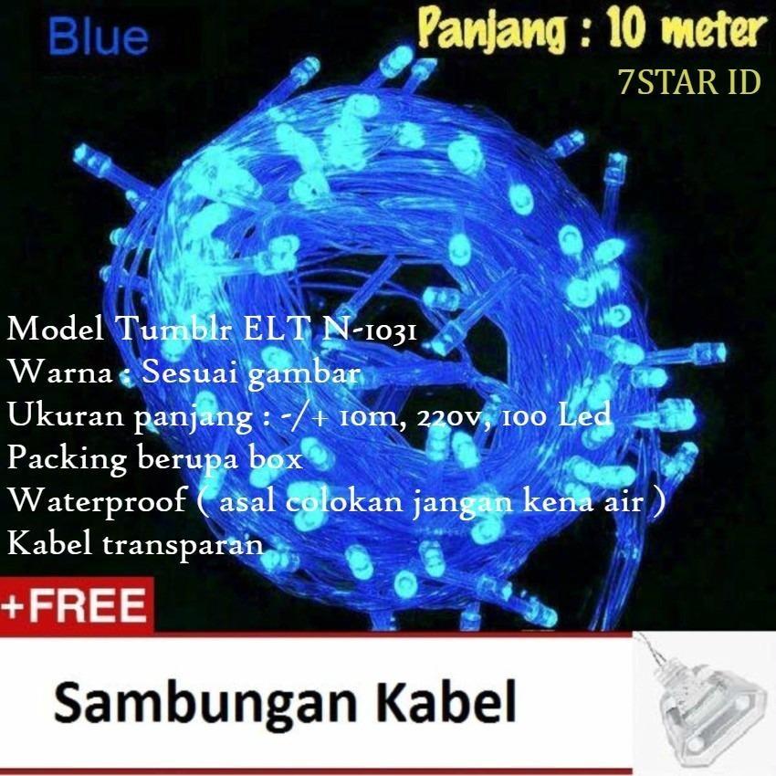 Lampu Tumblr Murah 10 Meter - Tumblr Lamp ELT N-1031 7STAR Tumblr LED 10 Meter FULL + Ada Colokan Sambungan
