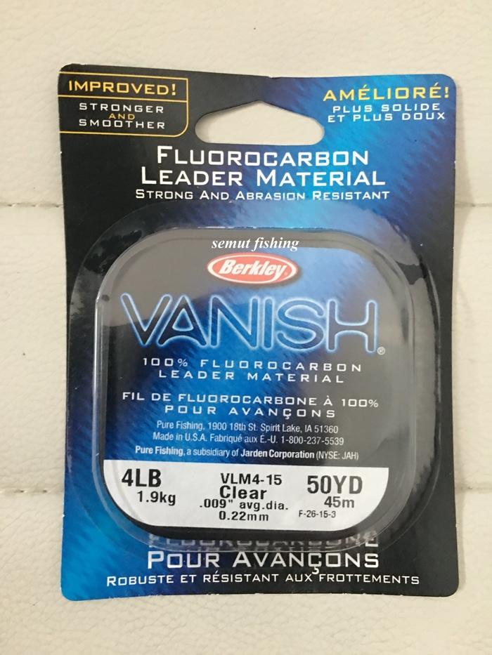 BERKLEY VANISH LEADER 100% FLUOROCARBON 4LB 50YD - RR5Wqy