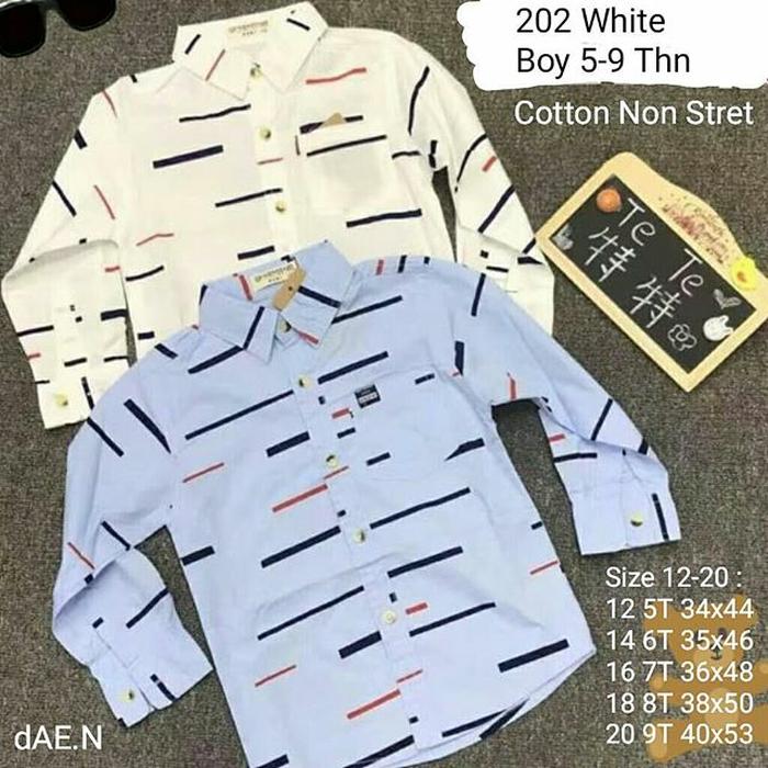 Kemeja korea anak laki kemeja import branded anak cowok 202