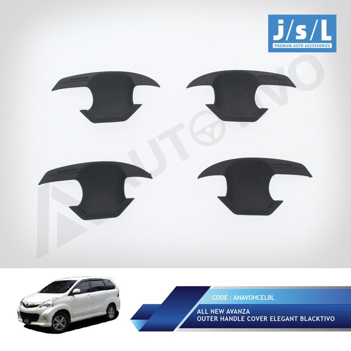 Grand New Avanza / Xenia Outer Handle Cover Elegant Blacktivo Series