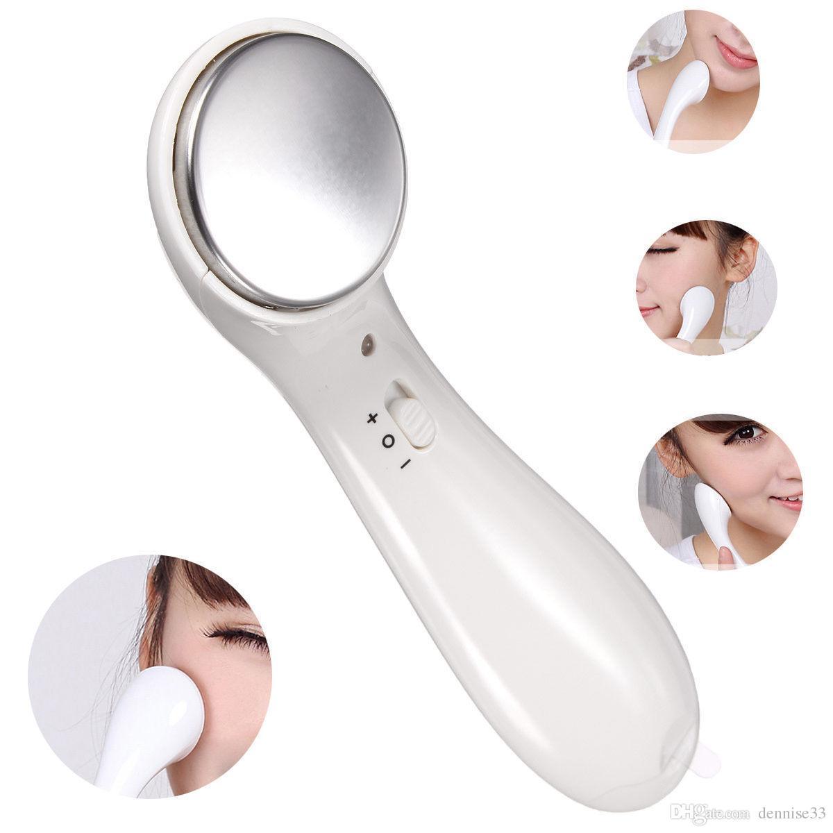 Alat Pemijat Kulit Wajah Ultrasound Ion Face Massager Facial Face Lift