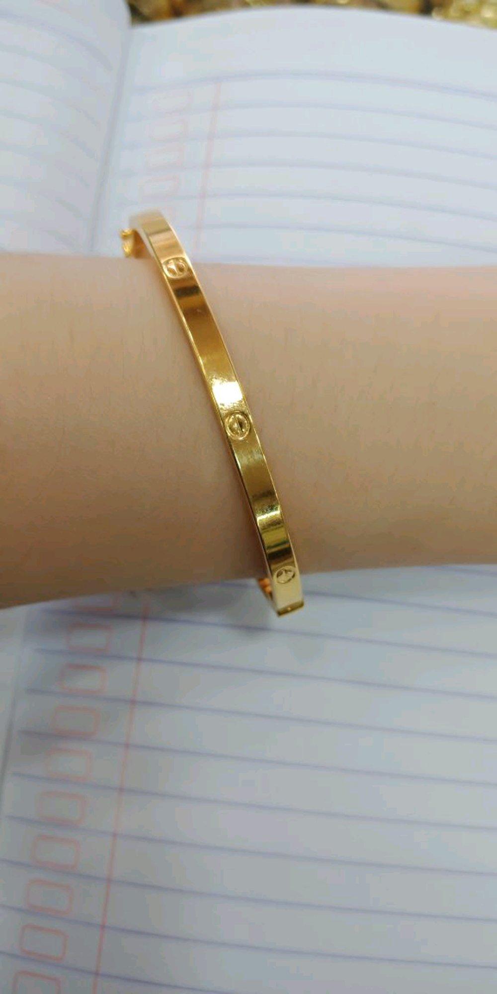 Gelang Emas Asli Kadar 750 Model Gelang Cartier