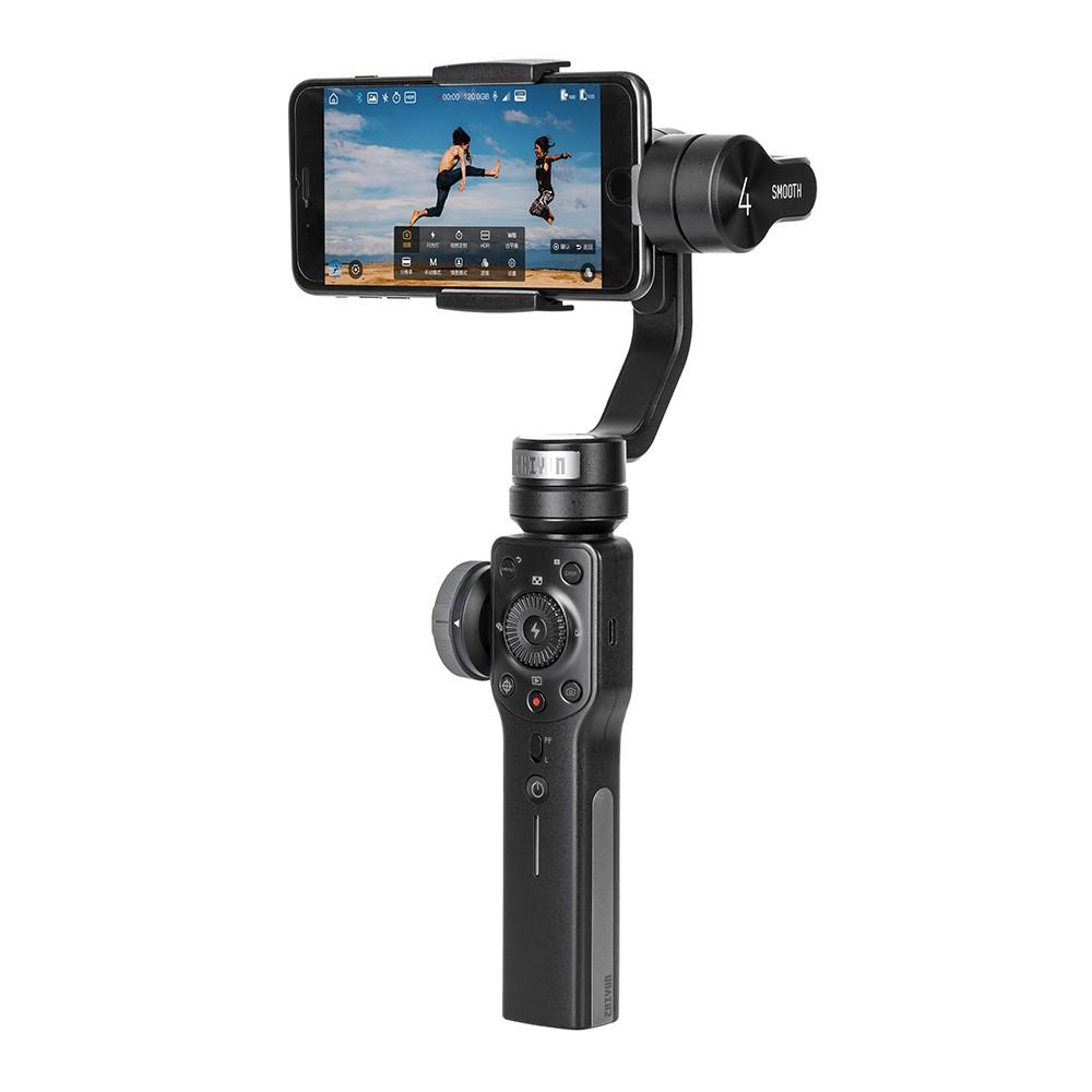 Zhiyun Smooth 4 3-Axis Handheld Smartphone Gimbal Stabilizer VS Zhiyun Smooth Q Model for iPhone X 8Plus 8 7 6S Samsung S9 S8 S7 - intl