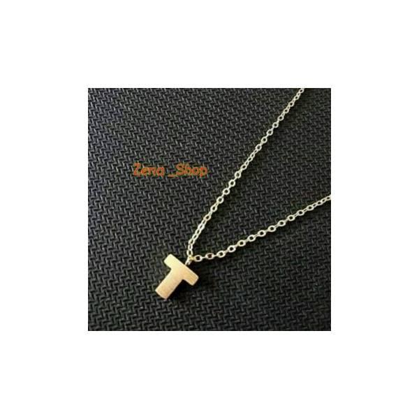 Kalung Nama Lapis Emas Motif Huruf Inisial ... Zena _Shop