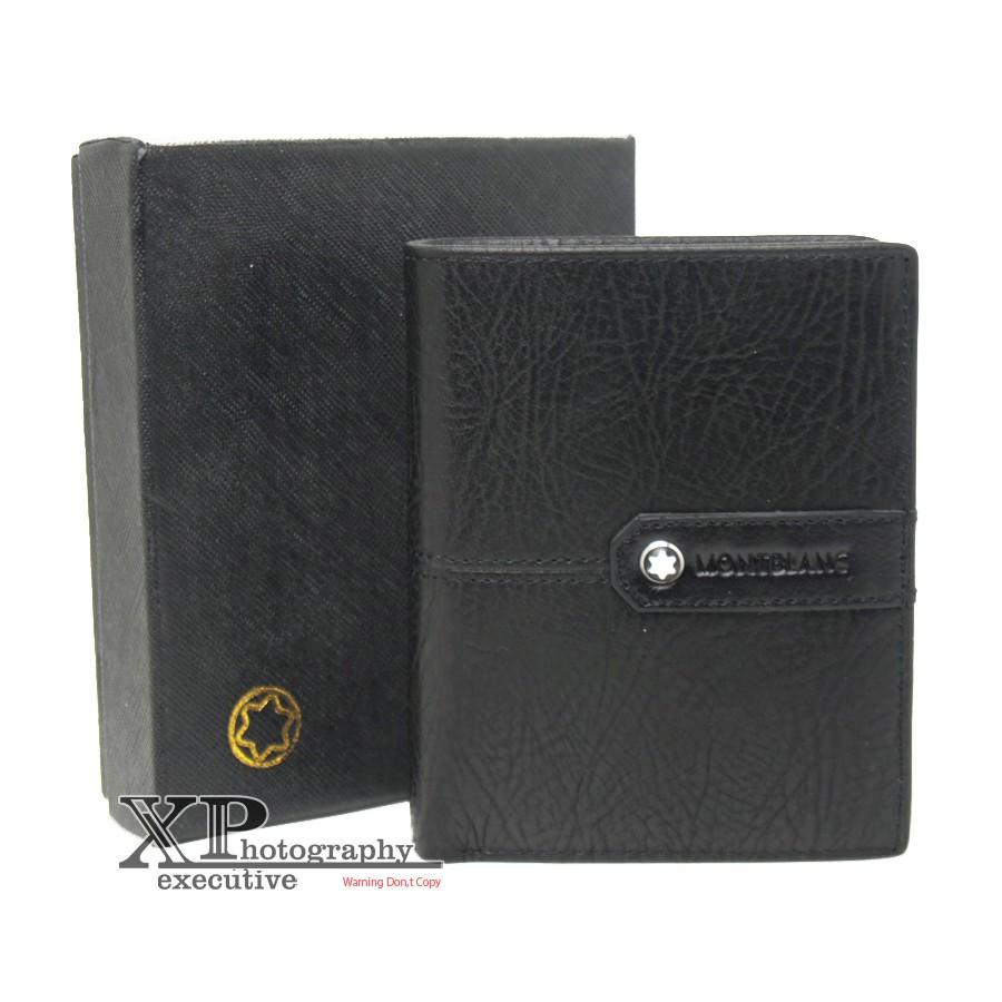 Paling Murah MONTBLANC M314-05 HITAM DOMPET KULIT ASLI PRIA IMPORT BRANDED Toko Makmur Jaya