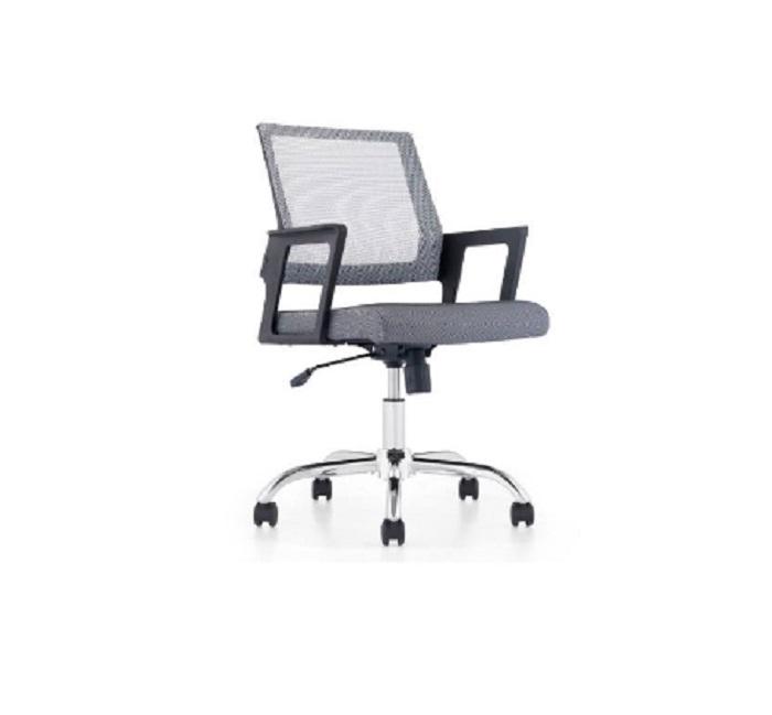 Staff Chair Low Back Grey - Kursi Staff Office