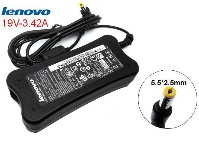LENOVO Ori Adaptor Charger Laptop Notebook 19V 3.42A (5.5*2.5) Tulang Berikut Kabel Power G450 G430 G510 G530 G550 Y450 Y650 U350 G500 G510 G530 G550 G555 G570