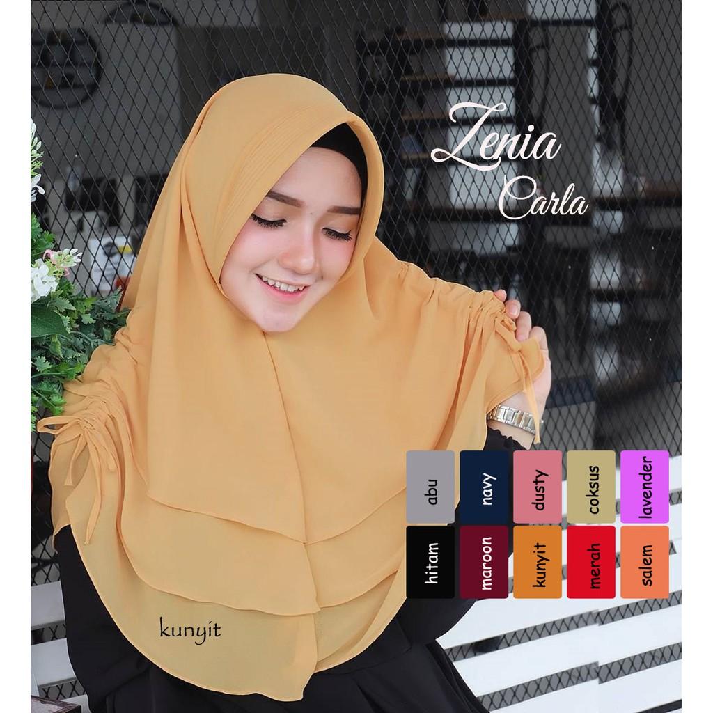 Jilbab Instan Murah Zenia Carla / Pashmina Instan / Vanila Hijab / Grosir Jilbab / Murah Wanita