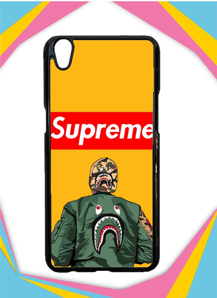 Casing Hardcase Custom OPPO A37 bape supreme Jacket Z4904 Case Cover