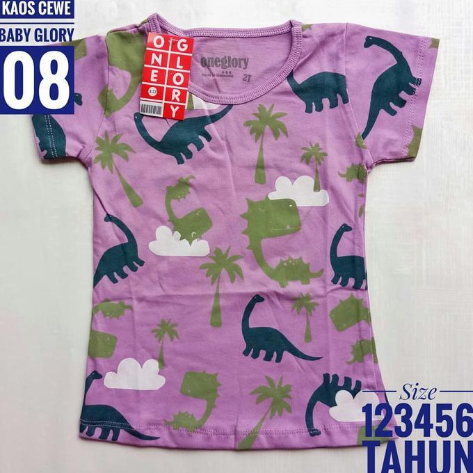 PROMO SALE - 1 2 4 5 6 TAHUN BAJU KAOS ANAK PEREMPUAN BABY GLORY 08 F001