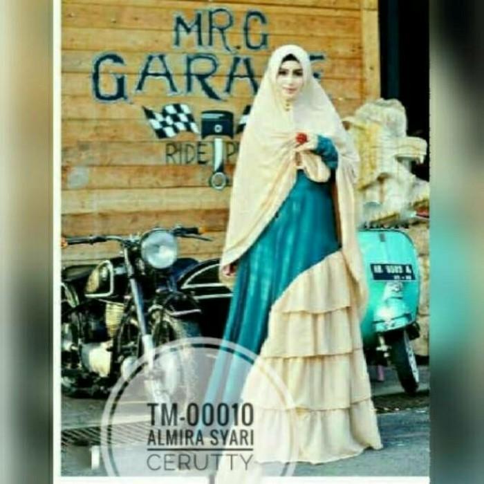 (JNH Shop) TM-00010 Baju Butik Almira Syari Busana Muslim Pesta Mewah Gamis TM