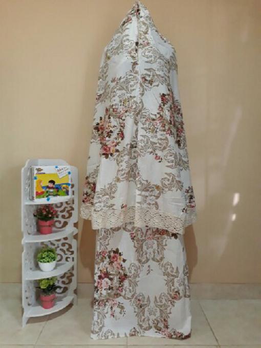 MUKENA KATUN JEPANG JUMBO SHABBY CHICK VINTAGE