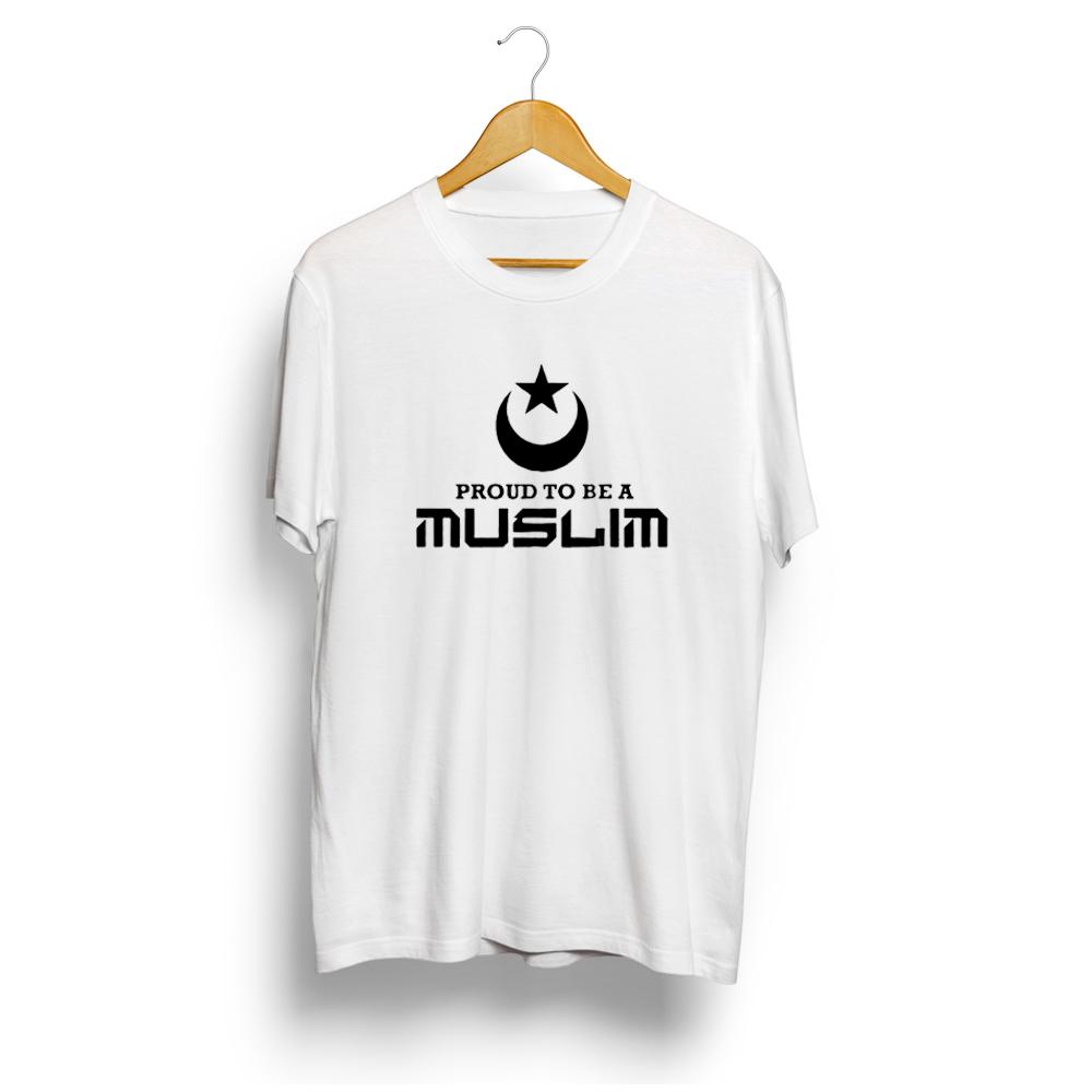 Man t-shirt / T-Shirt Pria / Fashion Pria / Kaos Pria / Kaos Distro / Kaos Musisi / Kaos polos / T-Shirt / Kaos Oblong / Kaos Simple Proud Muslim