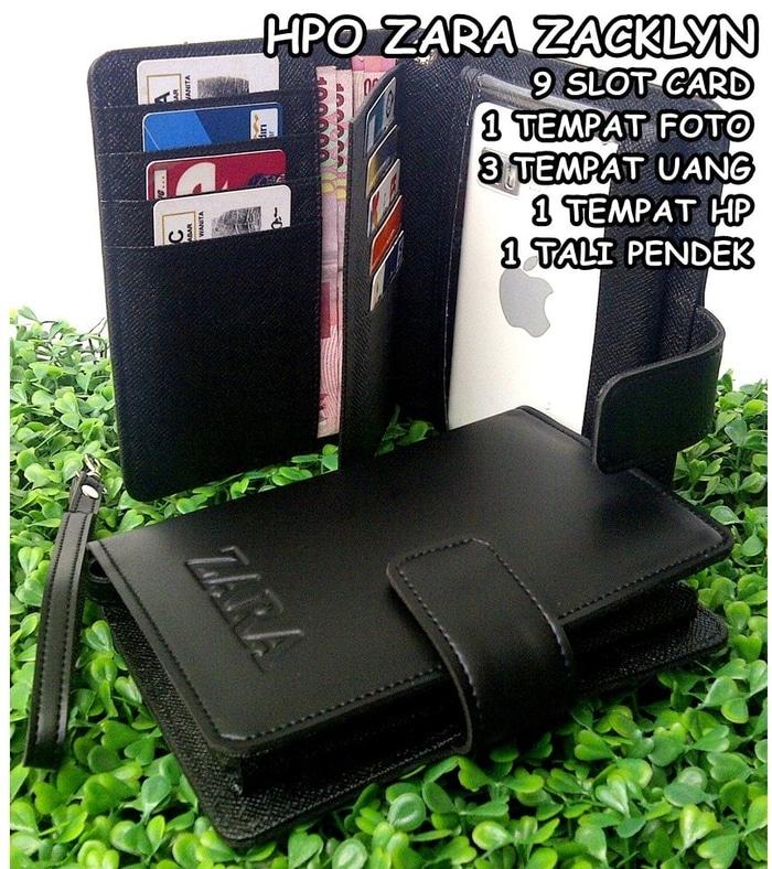 TERLARIS!!! DOMPET HPO WANITA MURAH HARGA GROSIR ZARA ZACKLYN HITAM (Z10, ANDROID, SAMSUNG S4 NOTE III IPHONE) MAX 5,7 INCHH - Ungu - Iglddk