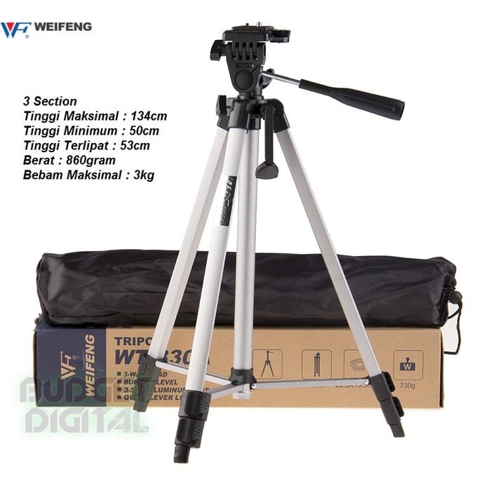 WEIFENG WT-330A (Original) Universal Portable Aluminum Tripod