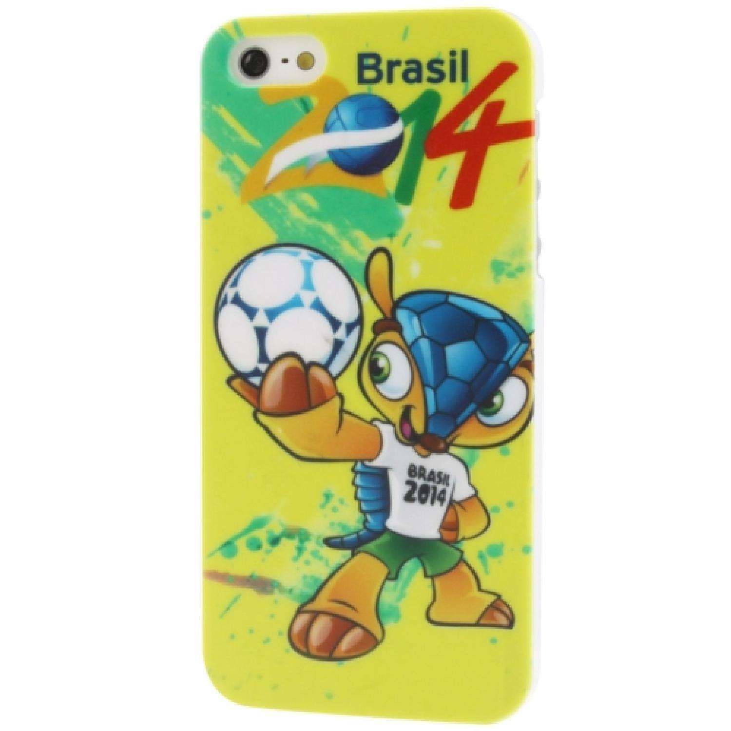 Ultra Slim Plastic Protective Case World Cup Brazil 2014 for iPhone 5/5s/SE Casing HP Murah Terbaru