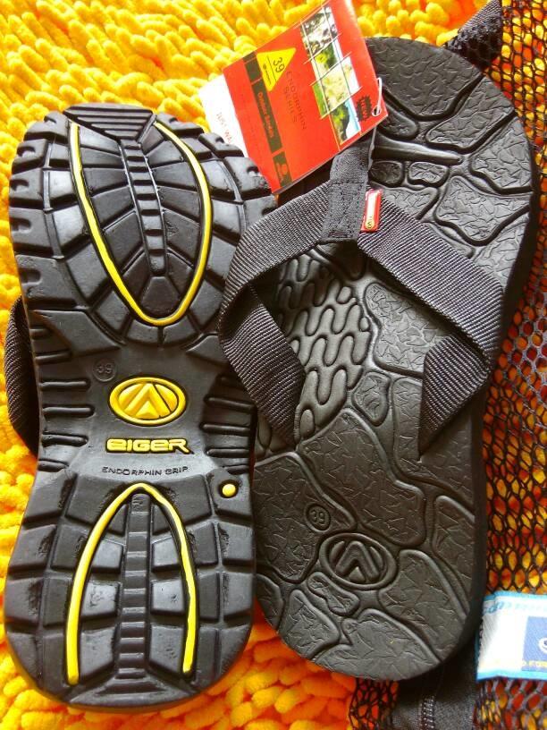 sandal/sendal jepit EIGER murah kwalitas ok - Hitam