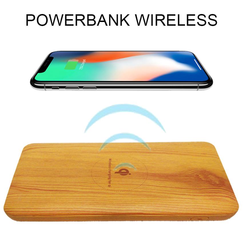MAJ-Powerbank wireless series Q2 new pertama di indonesia 10000mAh Support HP Wireless Adroid / iOS Compatible For Samsung Galaxy: Note 8, S8, S8+, S7, S7 Edge, Note 5, S6, S6 Edge, Apple: iPhone X, iPhone 8, iPhone 8+