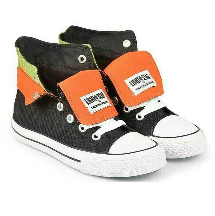 Promo Sepatu sekolah anak Ligh star-sepatu sekolah hitam ori java asli Fashion