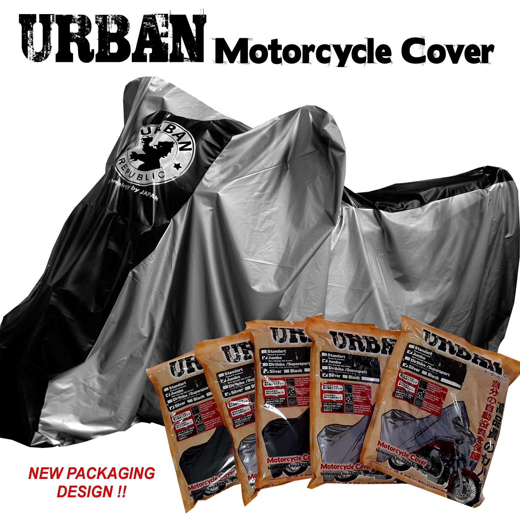 URBAN Cover Motor Bebek / Motor Matic Ukuran Small MIO, SCOOPY, VARIO, SUPRA, SATRIA FU, YAMAHA JUPITER