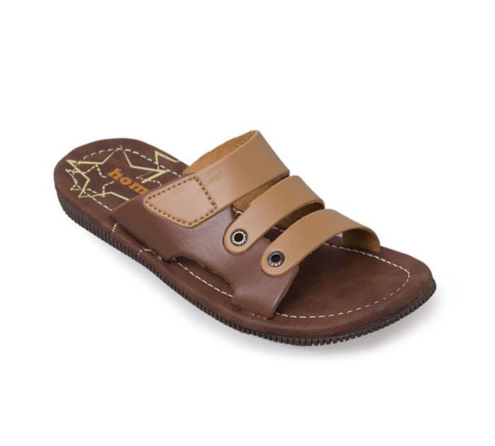 Homyped Junior 03 Sandal Casual Anak - Camel/Brown