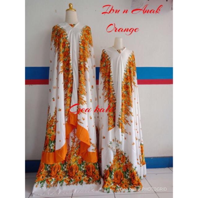 MUKENA COPLE (Ibu n Anak) /geser fotonya bunga merah