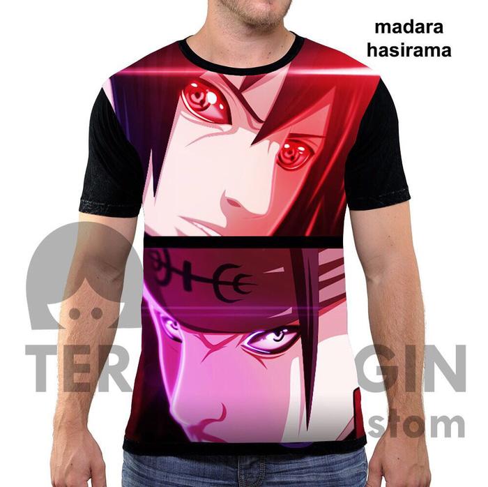 KAOS BAJU DISTRO ANIME NARUTO FULLPRINT PREMIUM MADARA HASHIRAMA
