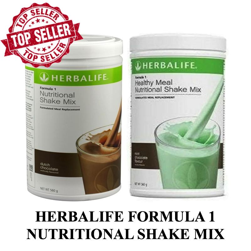 Herbalife 2 in 1 Formula Nutritional Shake Mix - Dutch Chocolate dan Chocomint