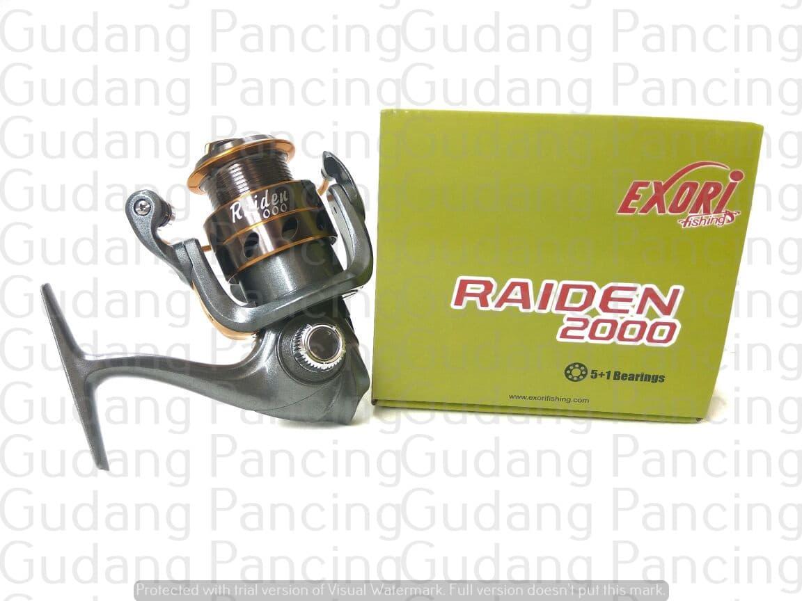 Reel Pancing Berkualitas Exori Raiden 2000 Terlaris