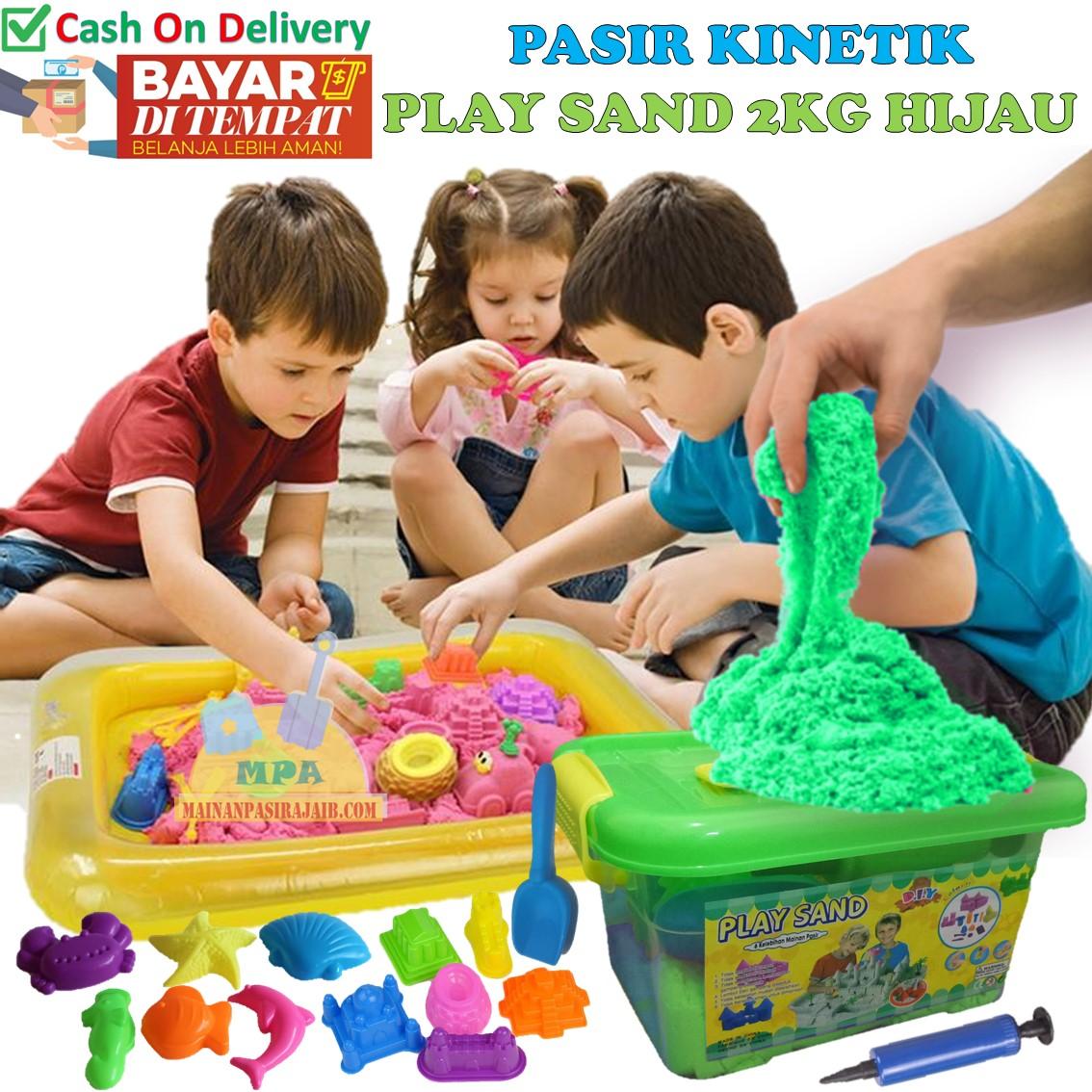 Mainan Pasir Ajaib Play Sand Super Jumbo Paket Lengkap