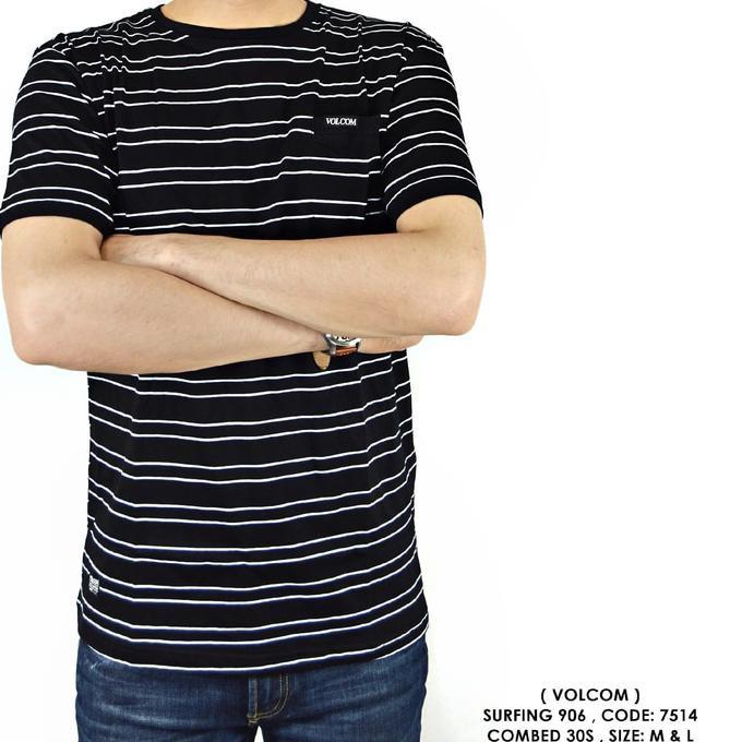 PROMO - BAJU KAOS COWOK PRIA SURFING DISTRO VOLCOM 162 TERMURAH - DISTROGAUL