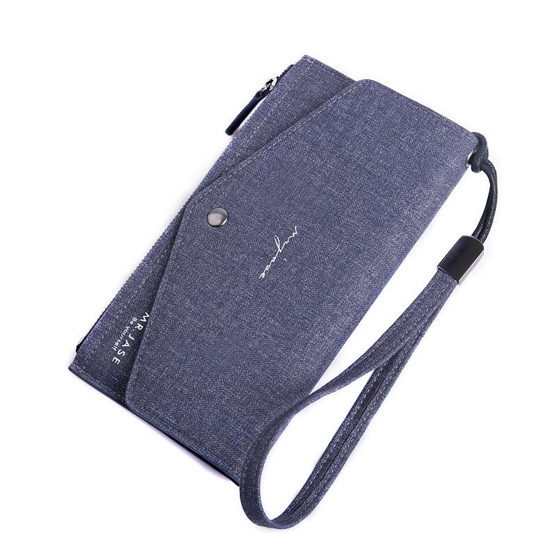 Dompet Pria Tas HP 8 Splus Modis Denim Sangat Tipis