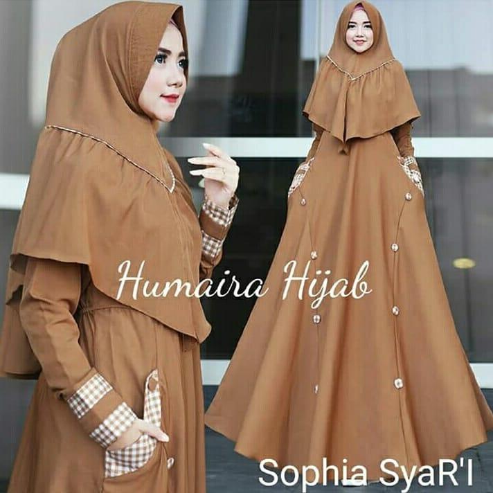 HIJAB INSTAN MURAH / Shopia Syari Mocca / MURAH WANITA / DRESS MASA KINI / BAJU GAMIS / MUSLIM MURAH