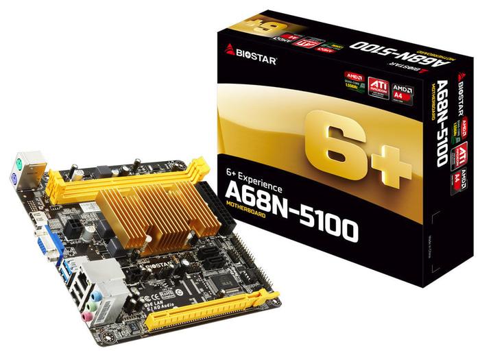 Biostar A68N-5100 (Built-up CPU AMD APU A4-5100 Quad Core)