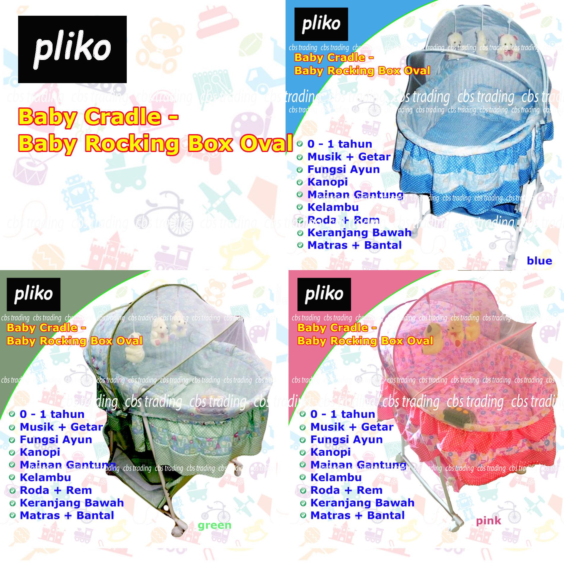 Kehebatan Pliko New Cradle Swing B608cn Ranjang Bayi Ayun Kelambu Gambar Produk Pliko Cradle Swing B608AN Box Oval Ranjang Bayi Ayun Dan Kelambu Pink Lengkap