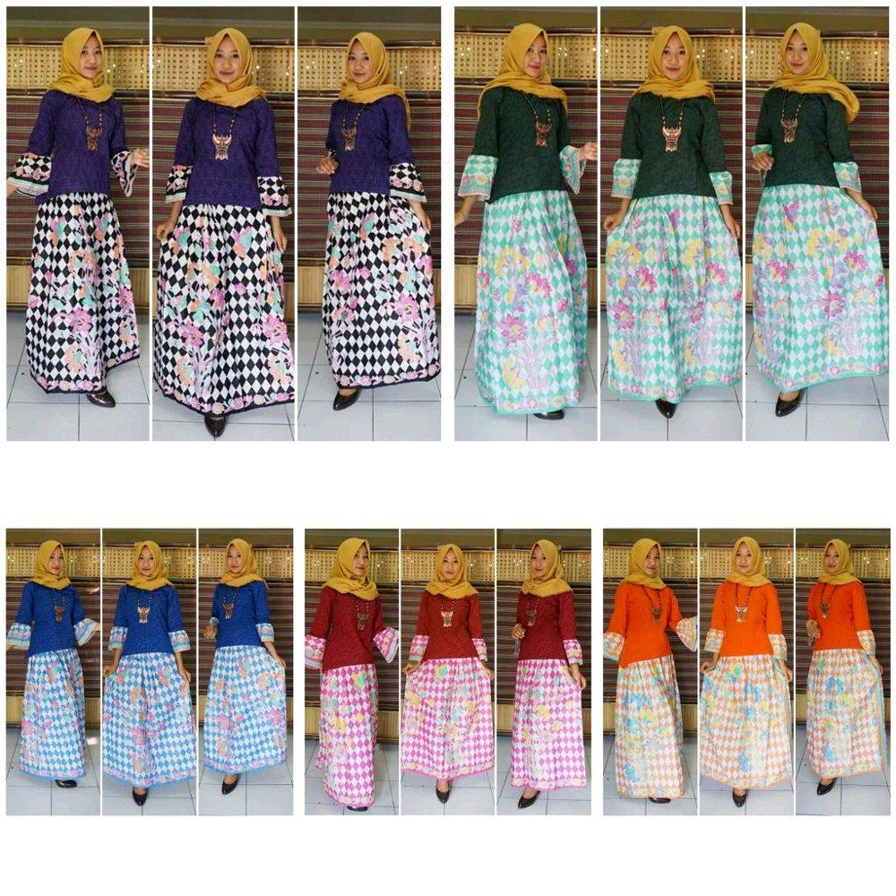 GAMIS SETELAN KLOK di lapak Pusat Grosir Batik Jogja pusatgrosirbatikjogja