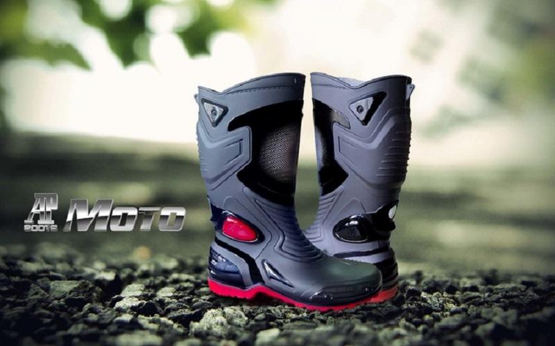 Sepatu Karet PVC Anti Tembus Air Banjir Hujan AP BOOTS MOTO 3 MOTO3