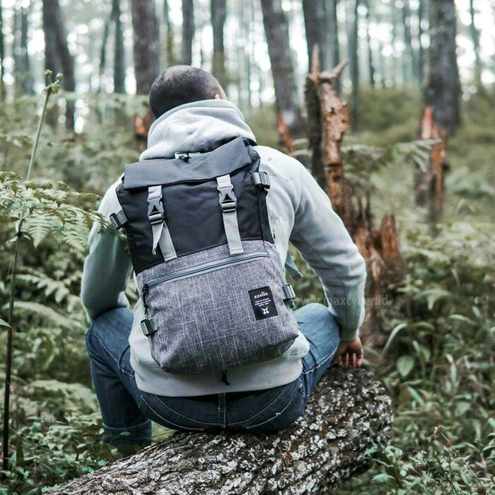 TAS RANSEL PRIA WANITA BUAT SEKOLAH KULIAH KERJA ATAU JALAN MODEL SIMPLE TAS SELEMPANG SLEMPANG BACKPACK GENDONG WAISTBAG
