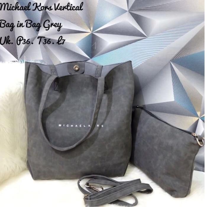 Tas Tote Bag Branded Wanita Cantik Berkelas michael Kors Tote free pouch tas fashion batam import premium hadiah