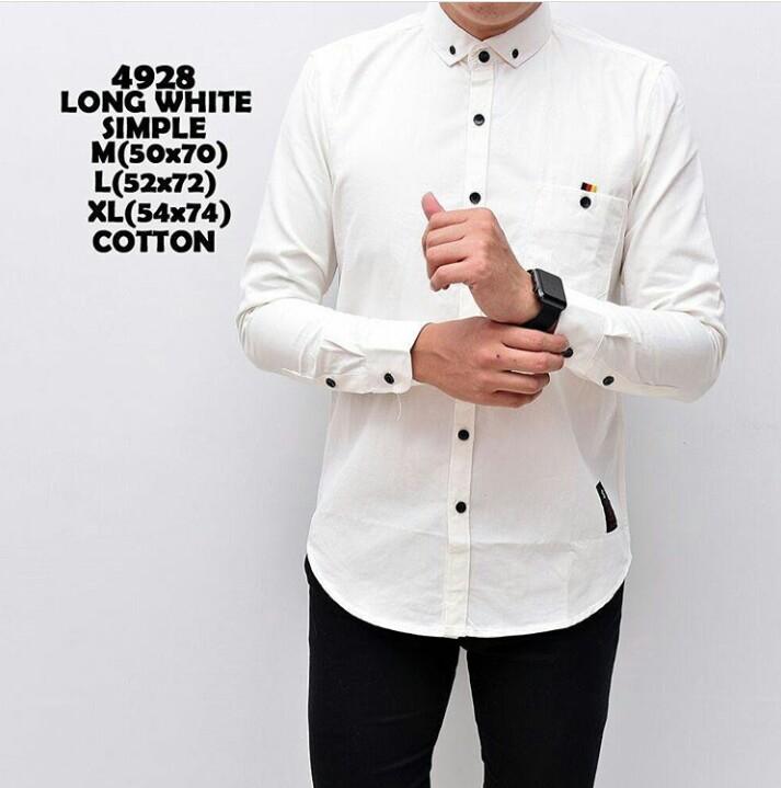 the most Kemeja Panjang Polos atasan casual cowok baju pria casual Lazada Birthday slimfit terlaris termurah distro bandung kaos adem nyaman beli baju kemeja