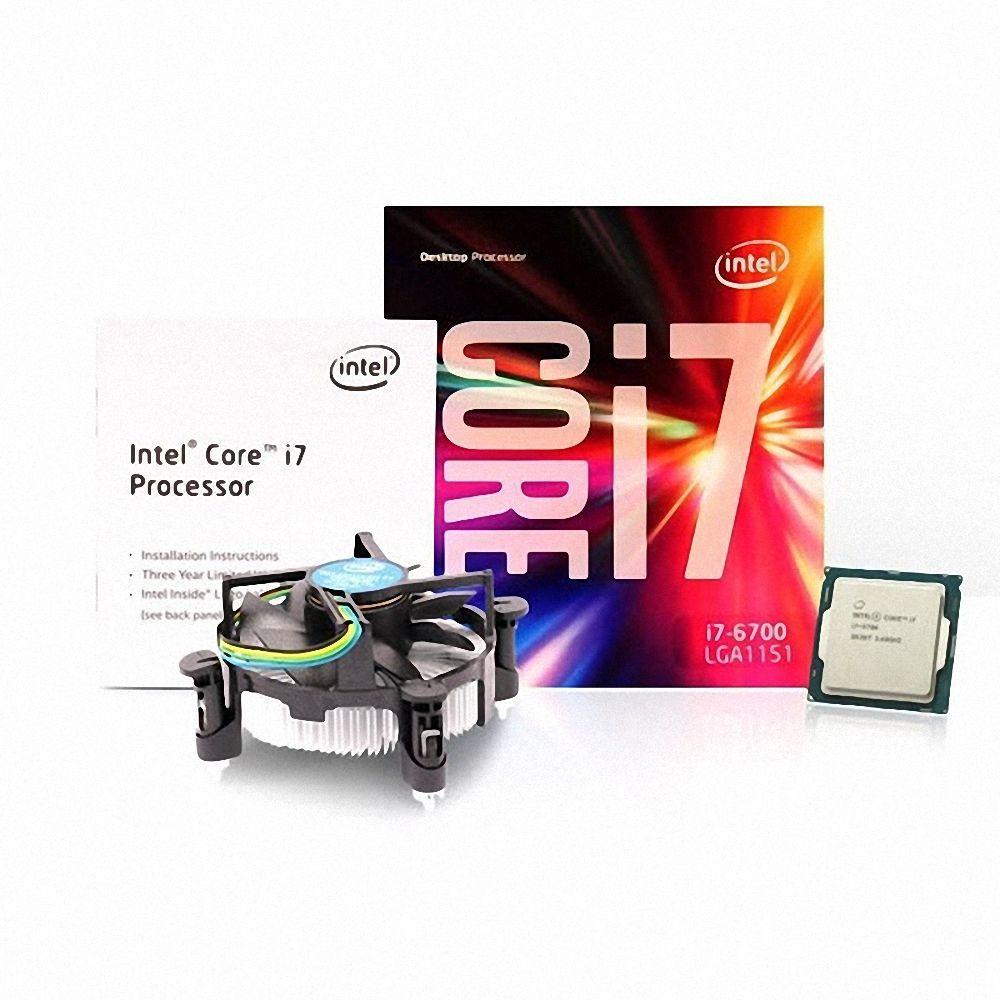 Intel Core I7 6700, 3.4 GHz, 8MB Cache, LGA 1151 [ BOX ] SKY LAKE