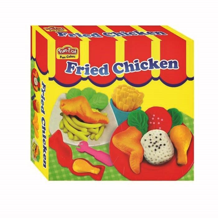 Mainan Anak LIlin Fun doh / Fundoh Fried Chicken