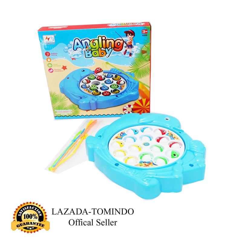 Tomindo Fishing Game Angling Baby BIRU / Mainan Anak / Mainan Pancingan -- H660780 / 9981-14A