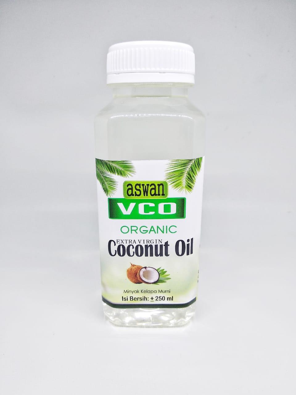 Aswan VCO Virgin Coconut Oil, Minyak Kelapa 250 ml