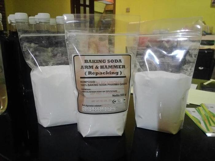 500 gr - baking soda arm & and hammer murni sodium bicarbonate repack