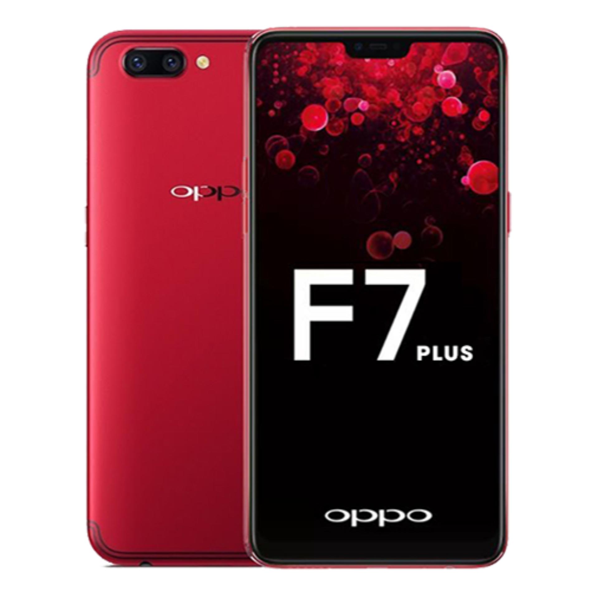 Oppo F7 Smartphone - Merah [128GB/6GB]