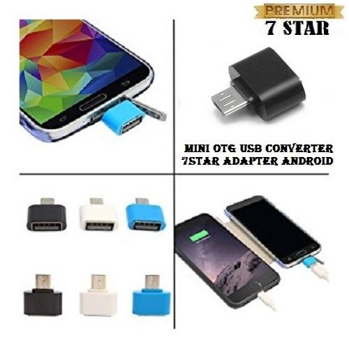 OTG 7STAR ADAPTOR MINI SMARTPHONE - Alat Penghubung Flash Disk/Card Reader ke HP - Kualitas TERBAIK